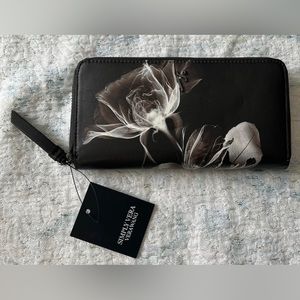 Simply Vera Wang Signature Wallet: XRay Floral Print Faux Leather, RFID Block